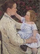 Mary Cassatt The Child's Caress Sweden oil painting artist